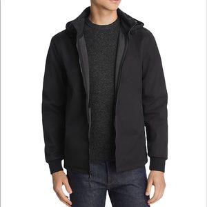 NWT Cole Haan Black Zip Front Soft Shell Jacket Size M